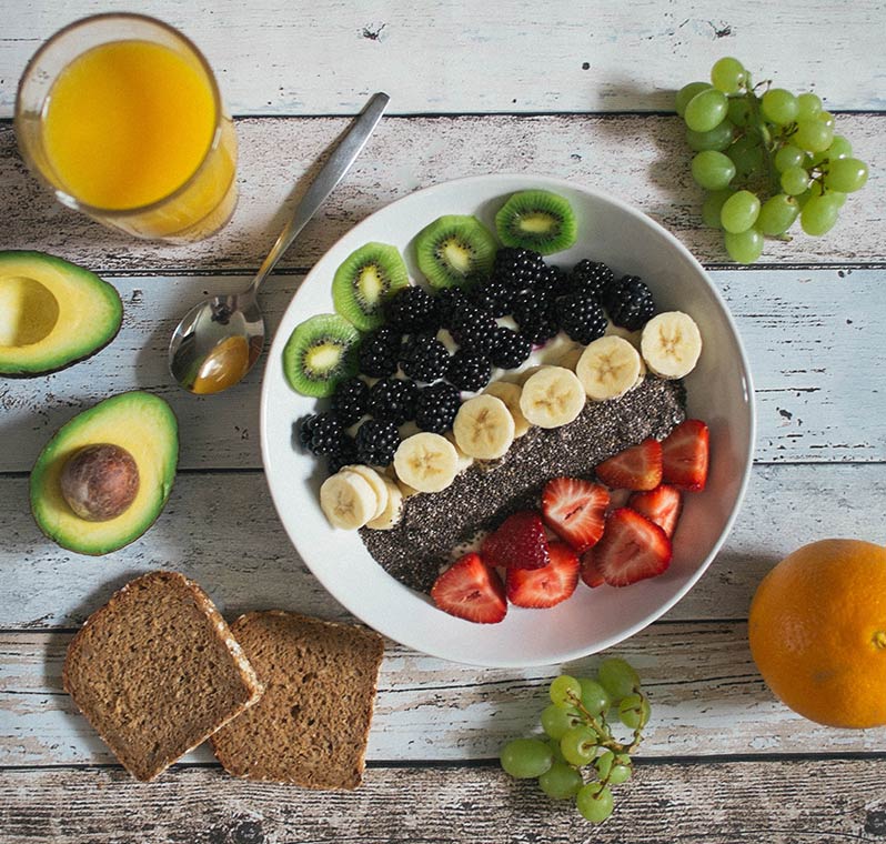 Plated Fruit Table Plated fruit table